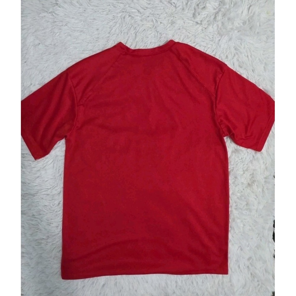 Badger Red And White‎ Sport Lacrosse Shirt Size Medium Dri Fit, Activewear - Picture 2 of 5